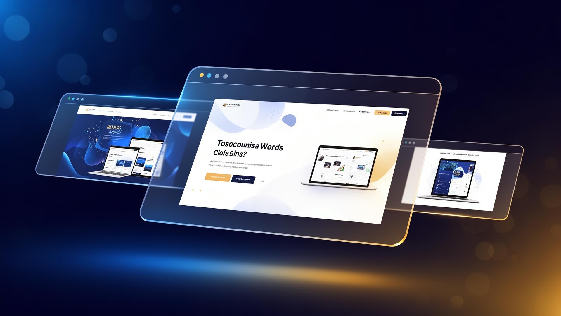 Modern church website design and nonprofit website design examples on mobile and desktop screens